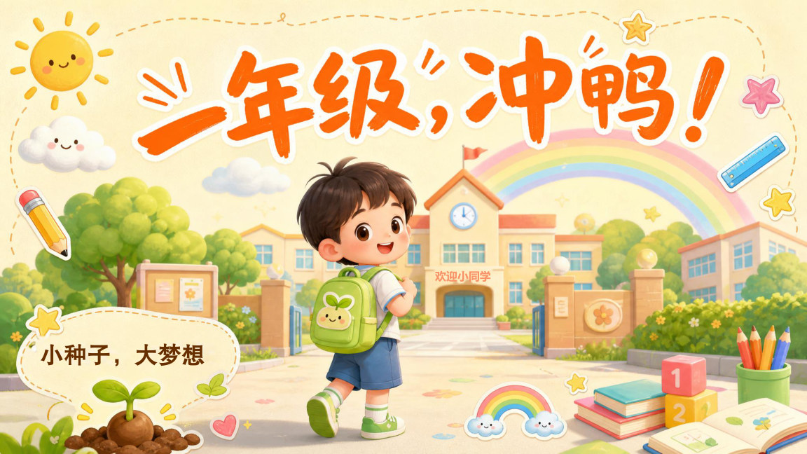 【0138】一年级冲鸭开学第一课-小种子，大梦想