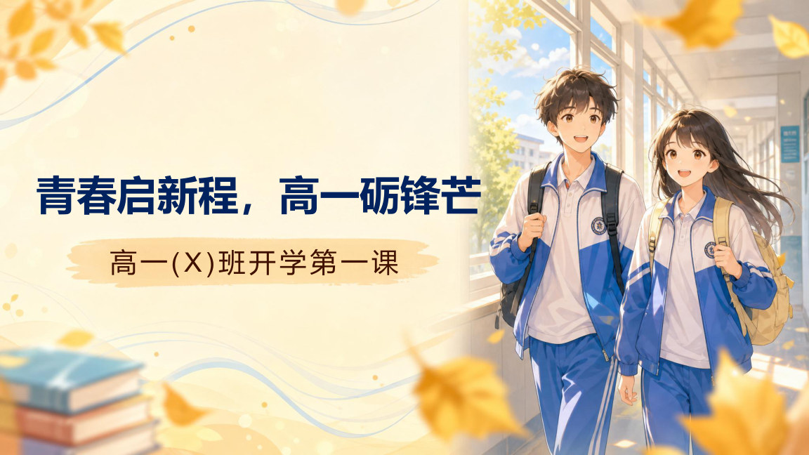 【0133】2026新高一开学第一课：青春启新程，高一砺锋芒 预览