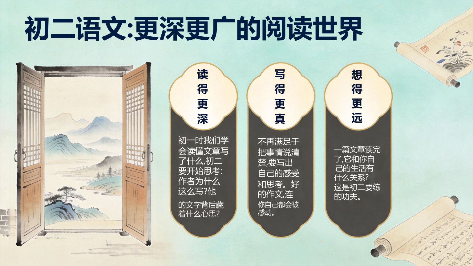 【0044】【初二】【八年级】【语文】秋季开学第一课主题班会 预览