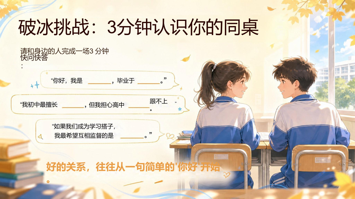 【0133】2026新高一开学第一课：青春启新程，高一砺锋芒 预览