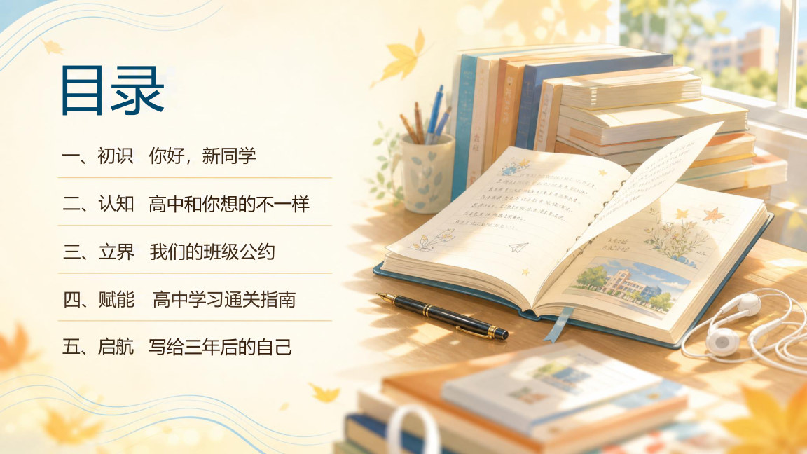 【0133】2026新高一开学第一课：青春启新程，高一砺锋芒 预览
