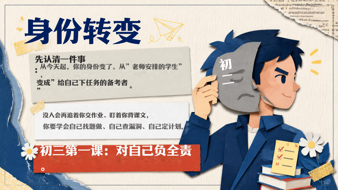 【0134】初三开学第一课-初三，开局即决战，起步就冲刺 预览