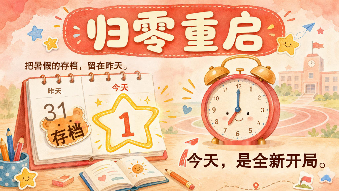 【0137】新学期遇见更好的自己开学第一课 预览