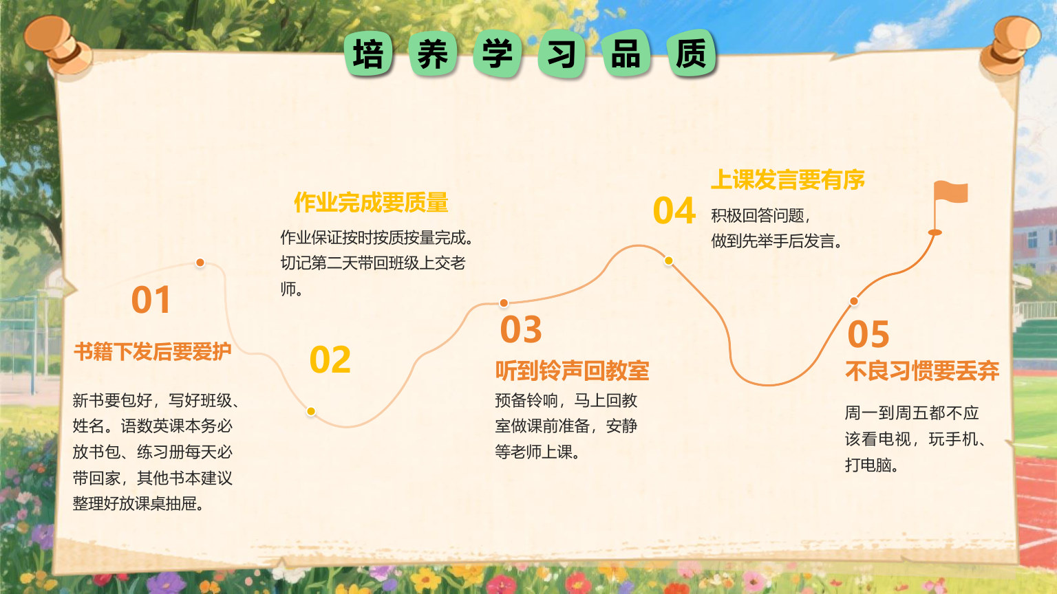【0034】【一年级】【秋季上】【安全教育】开学第一课：小学新生入学常规教育安全教育 预览
