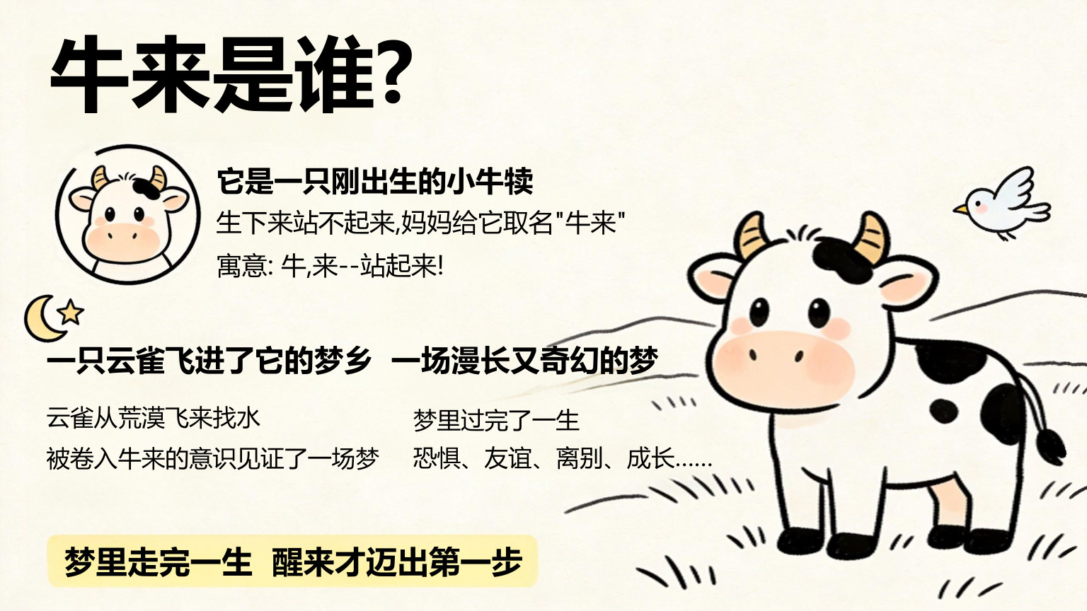 【0106】【通用】【秋季上】开学第一课主题班会：牛来  是干出来的 预览