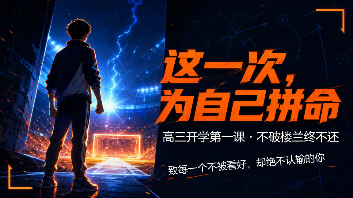 【0132】2026高三开学第一课：这一次，为自己拼命 预览