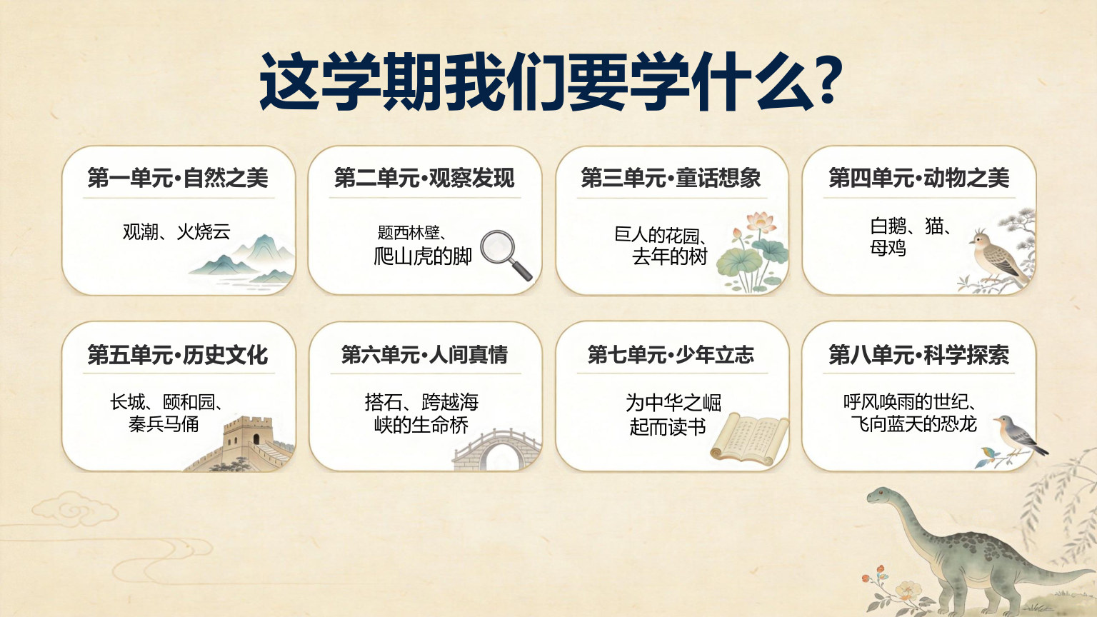 【0023】【四年级】【秋季上】【语文】开学第一课 预览