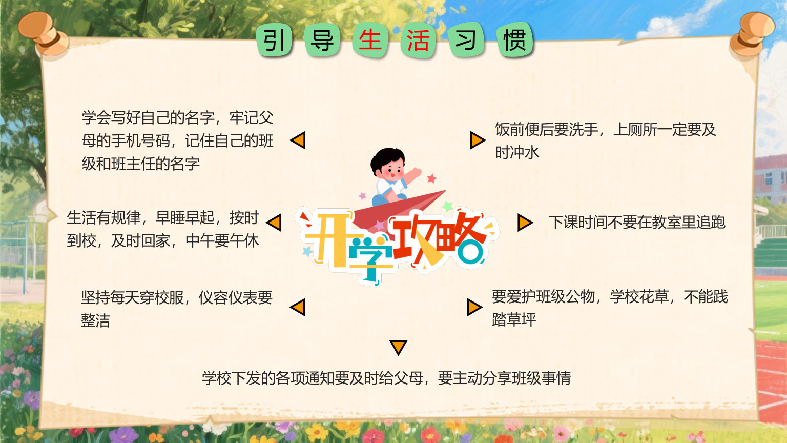 【0034】【一年级】【秋季上】【安全教育】开学第一课：小学新生入学常规教育安全教育 预览