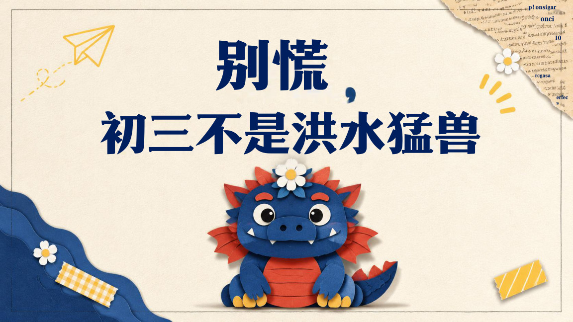 【0134】初三开学第一课-初三，开局即决战，起步就冲刺 预览