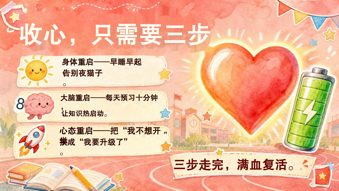 【0137】新学期遇见更好的自己开学第一课 预览