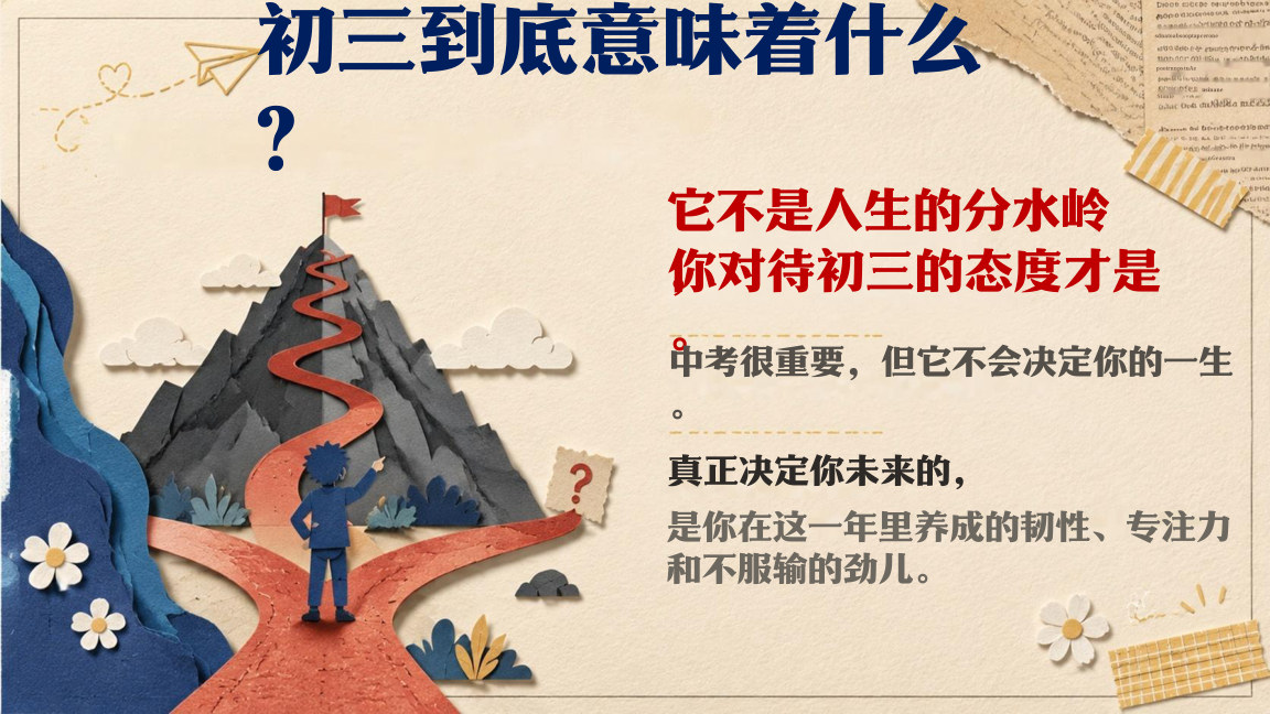 【0134】初三开学第一课-初三，开局即决战，起步就冲刺 预览