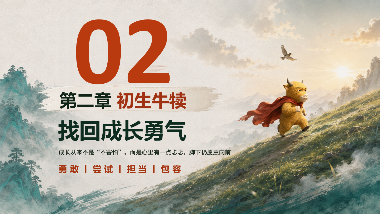 【0171】【通用】【秋季上】牛来主题通用开学收心第一课班会 预览