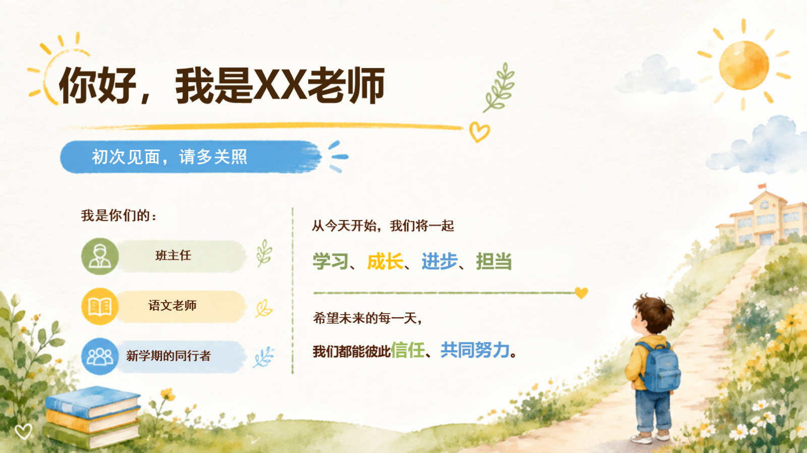 【0173】开学第一课：让净、静、敬、竞成为班级名片(1) 预览