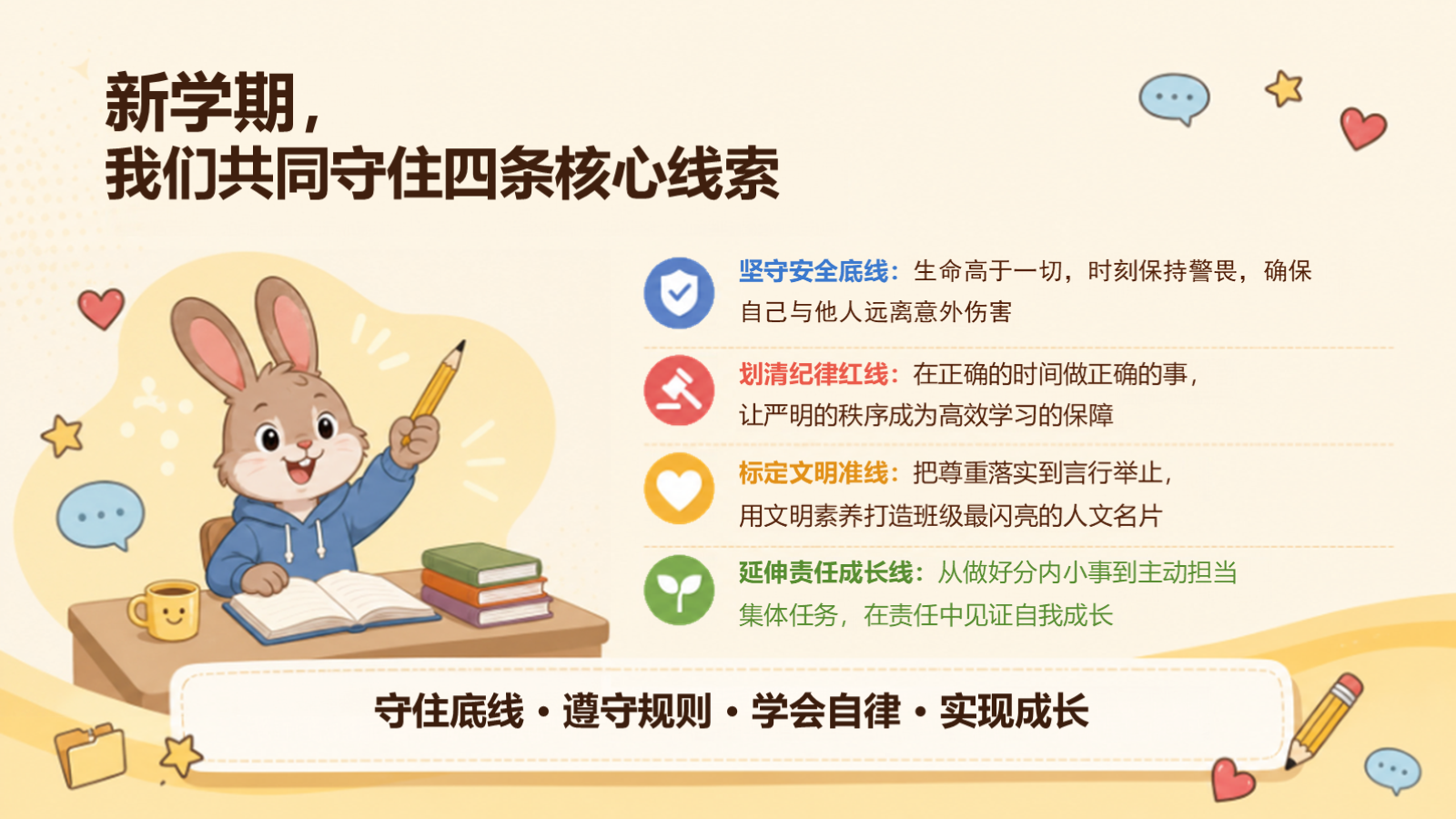 【0209】新学期《立规矩》班会：没有规矩，不成方圆 预览
