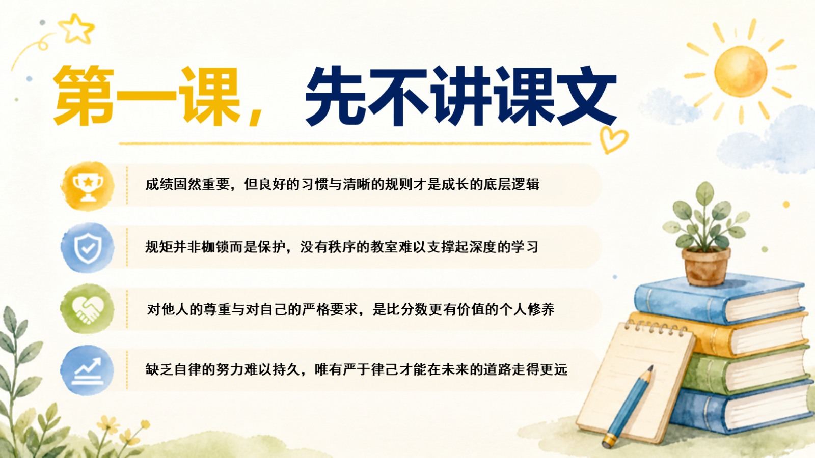 【0197】开学第一课：净、静、敬、竞的班级名片 预览