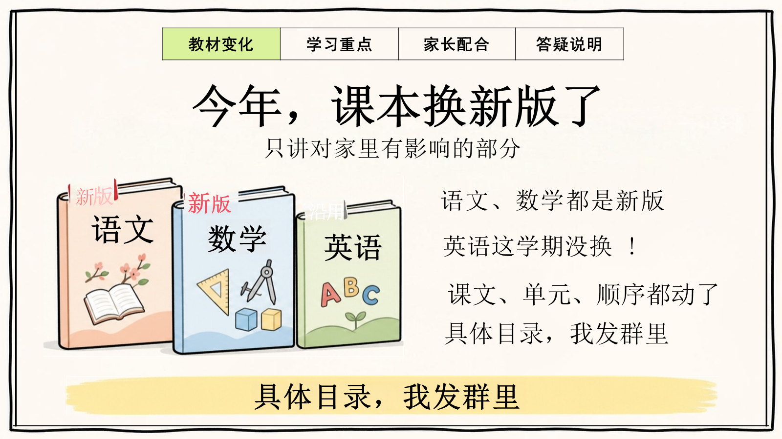 【0069】【六年级】【秋季上】开学家长会：六年级，先把箱子装好 预览
