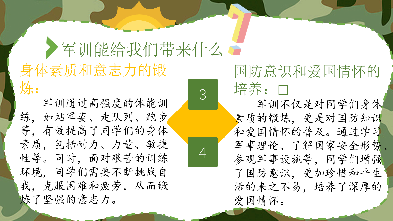 【0039】【初高中】【秋季上】【新生】【军训]前动员少年何惧骄阳烈，意气风发英姿 预览
