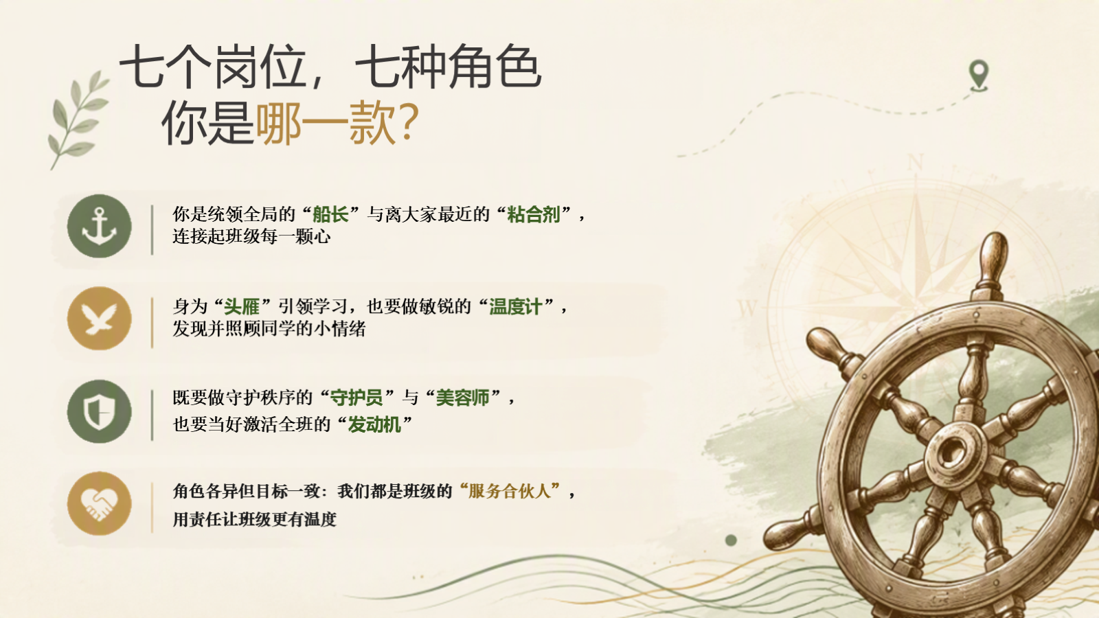 【0230】班干部培训主题班会PPT：班干部说明书 预览