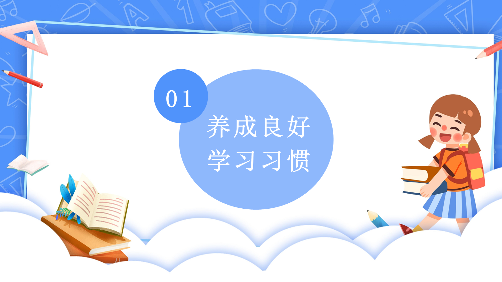 【0245】【秋季】【德育】第3周《行为养成入我心，良好习惯伴我行》主题班会PPT 预览