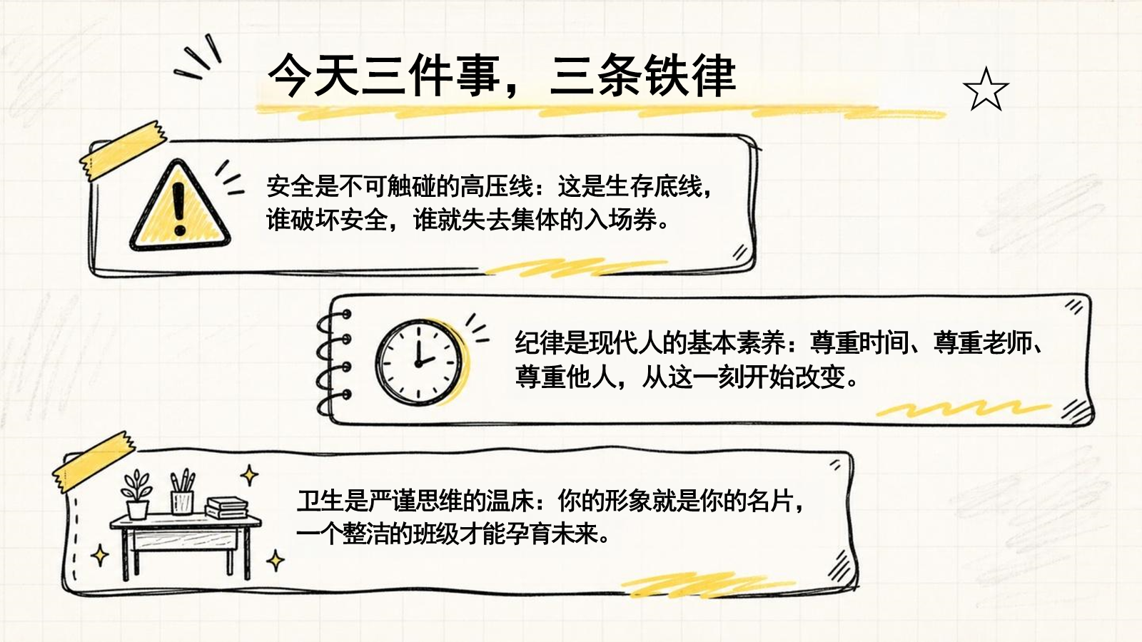 【0206】新学期，立规矩！不谈愿望，只谈底线 预览