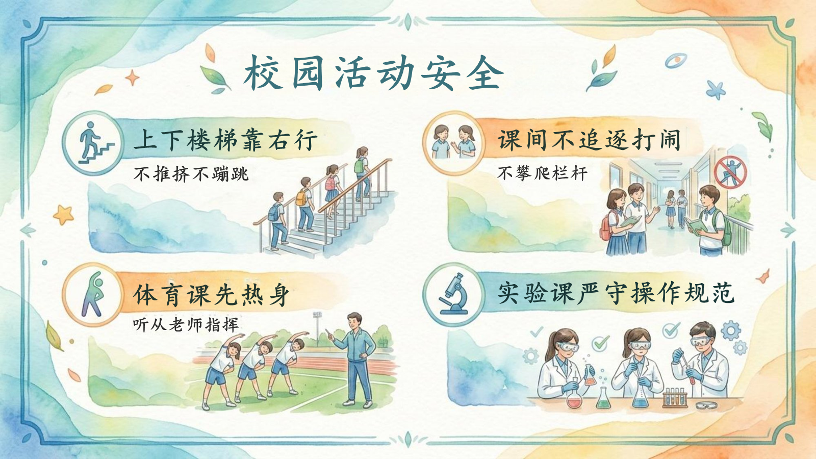 【0288】班主任必备学生安全教育主题班会（12大主题） 预览