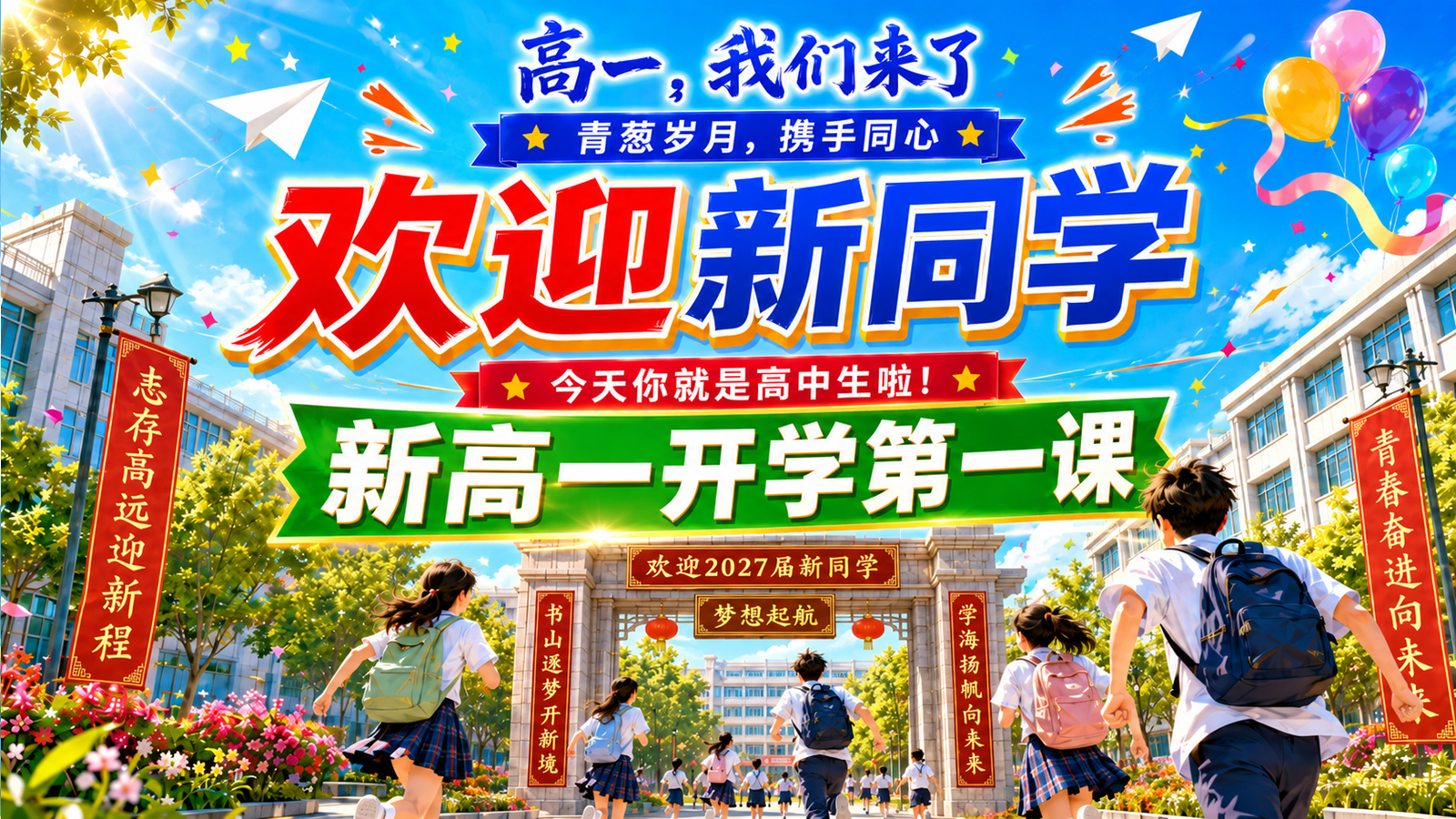 【0225】高一开学第一课新生入学准备立规矩PPT 预览