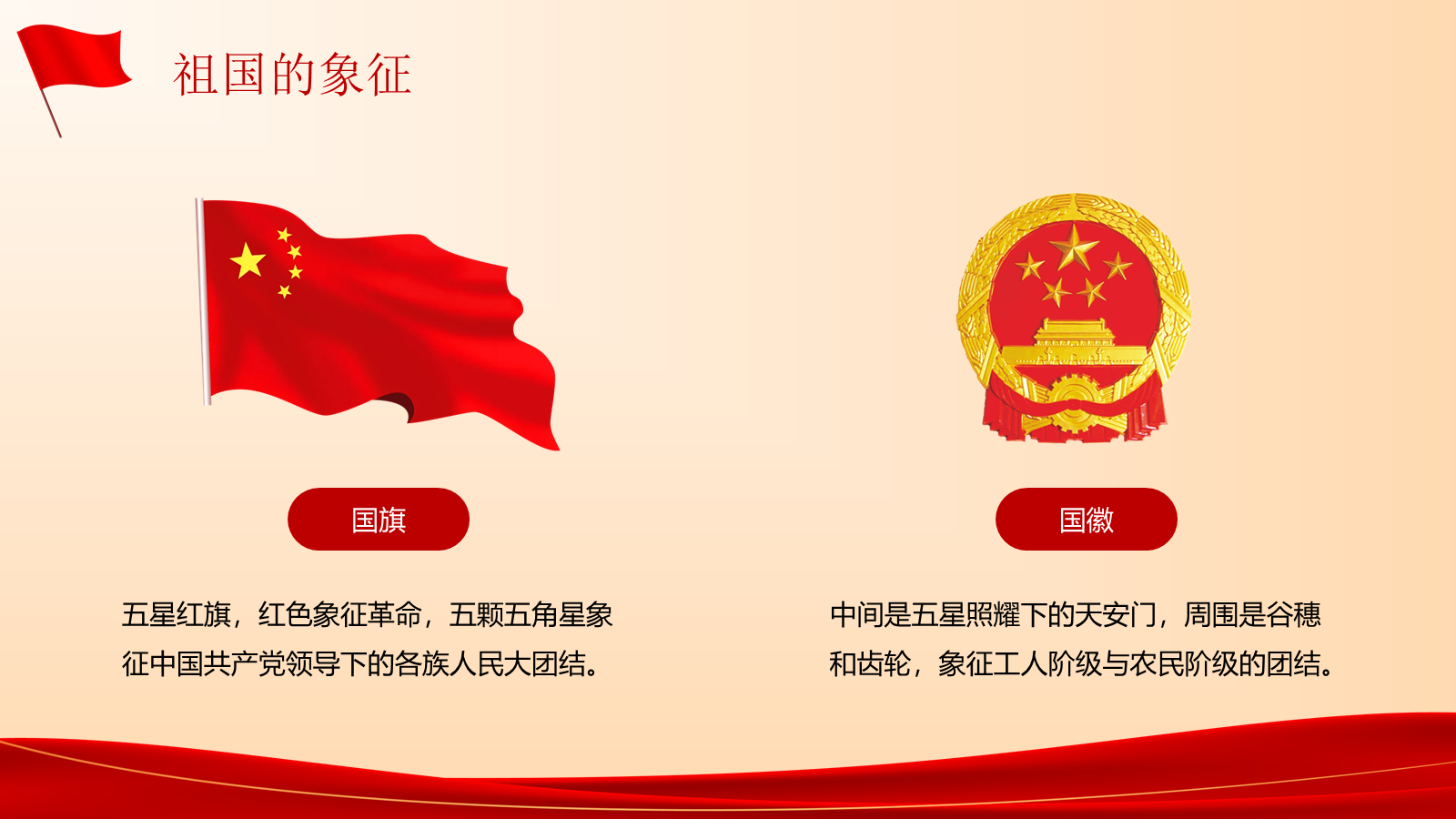 【0258】《我爱我的祖国》国庆节主题班会ppt课件+教案+发言稿 预览