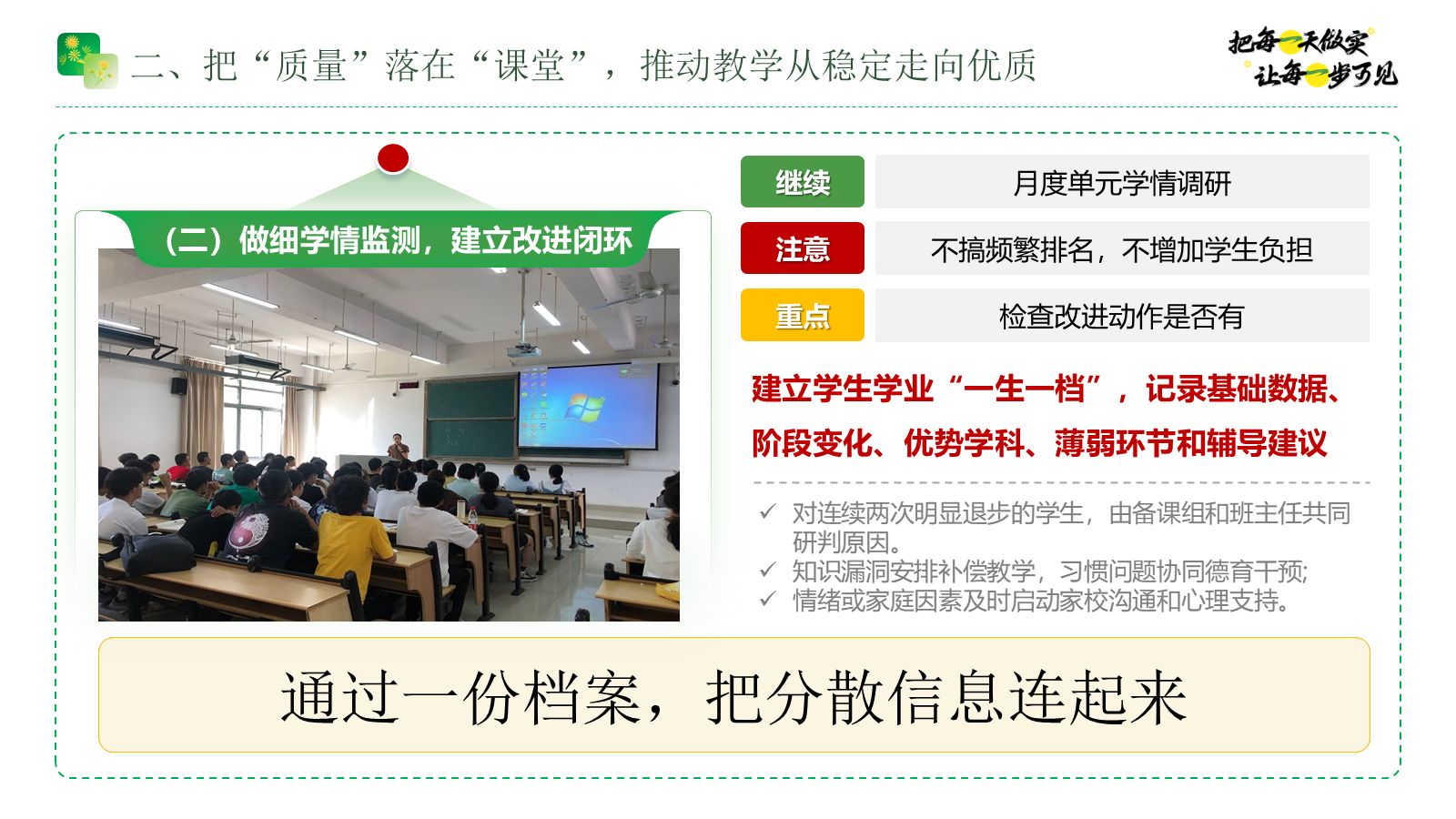 【0127】【秋季上】学校整体工作计划PPT（第一版&mdash;&mdash;）把每一天做实 让每一步可见 预览