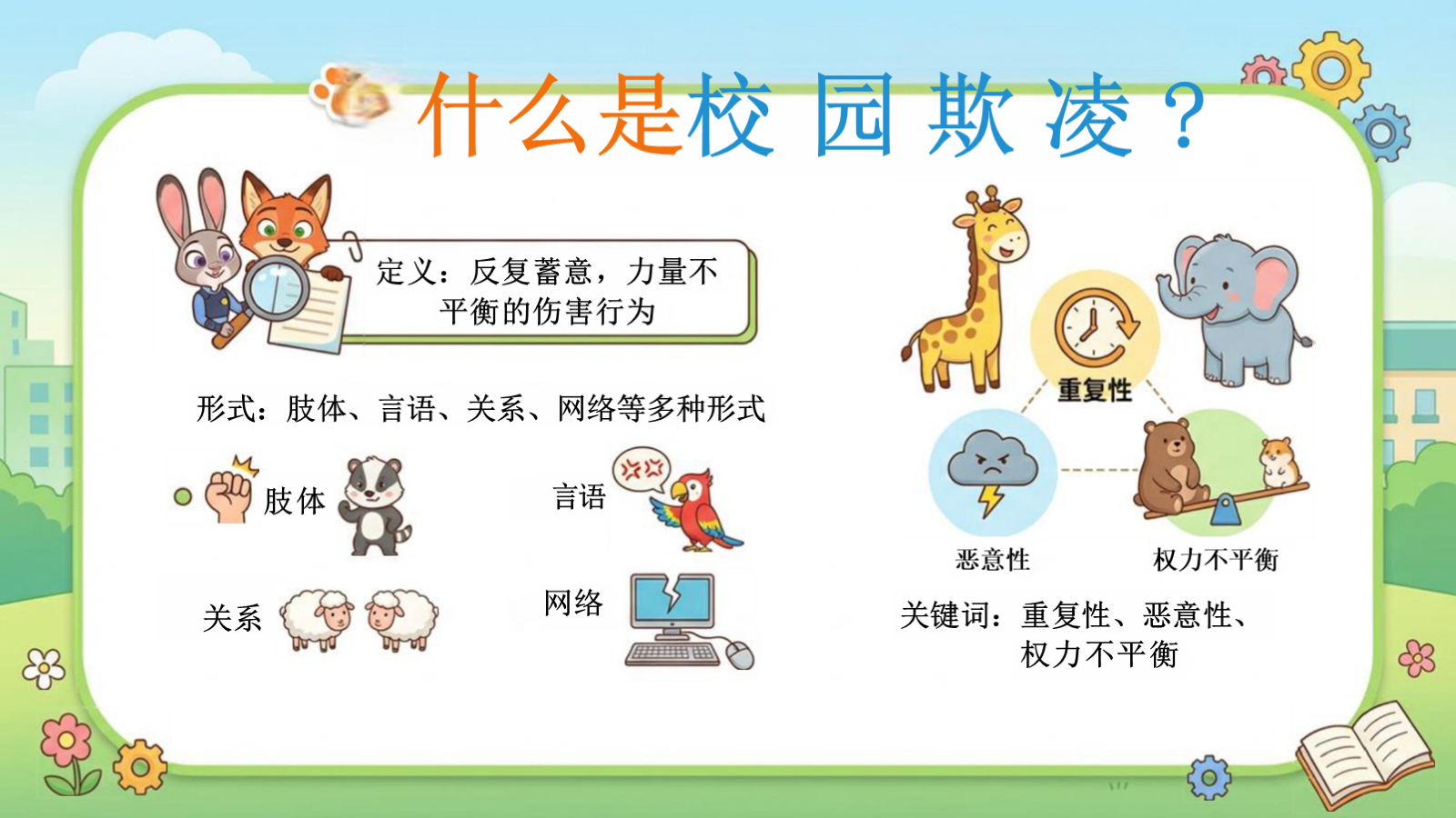 【0271】拒绝沉默，向阳而行-预防校园欺凌主题班会 预览