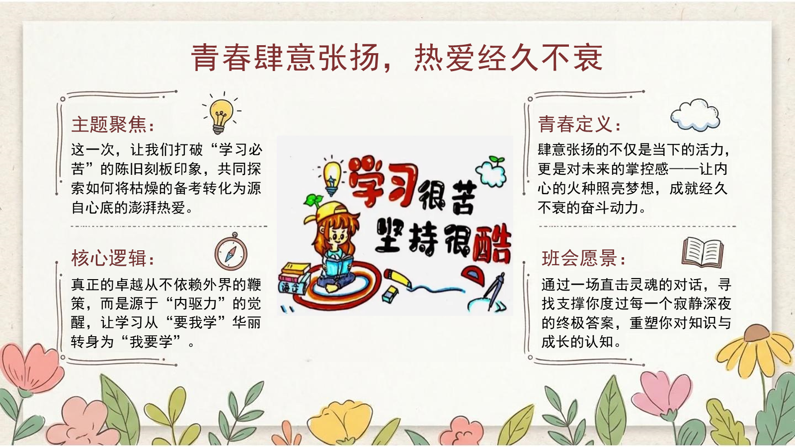 【0294】从要我学到我要学，学习内驱力主题班会（可编辑） 预览