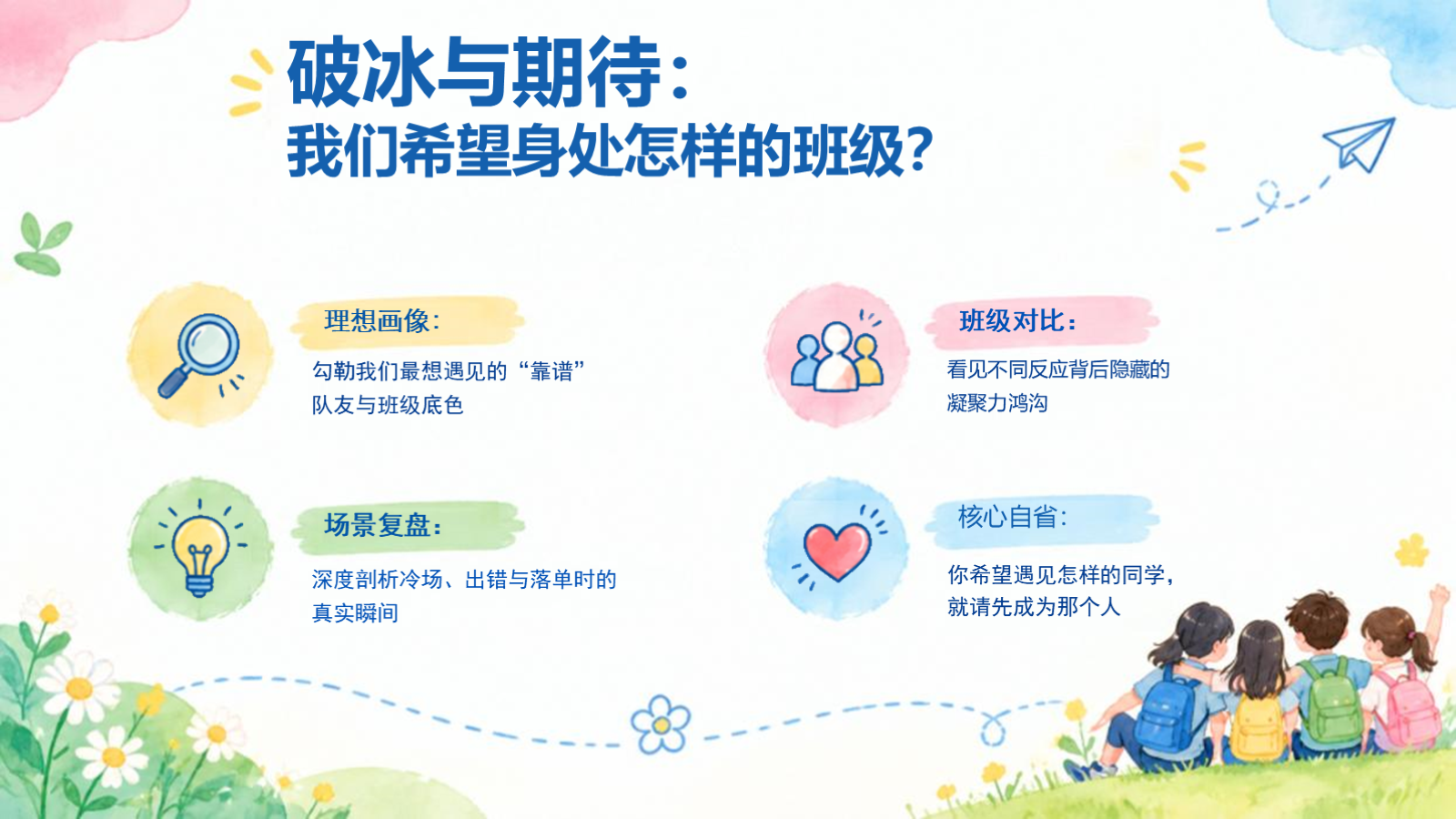 【0332】主题班会--班级凝聚力：我们，不只是同班同学 预览