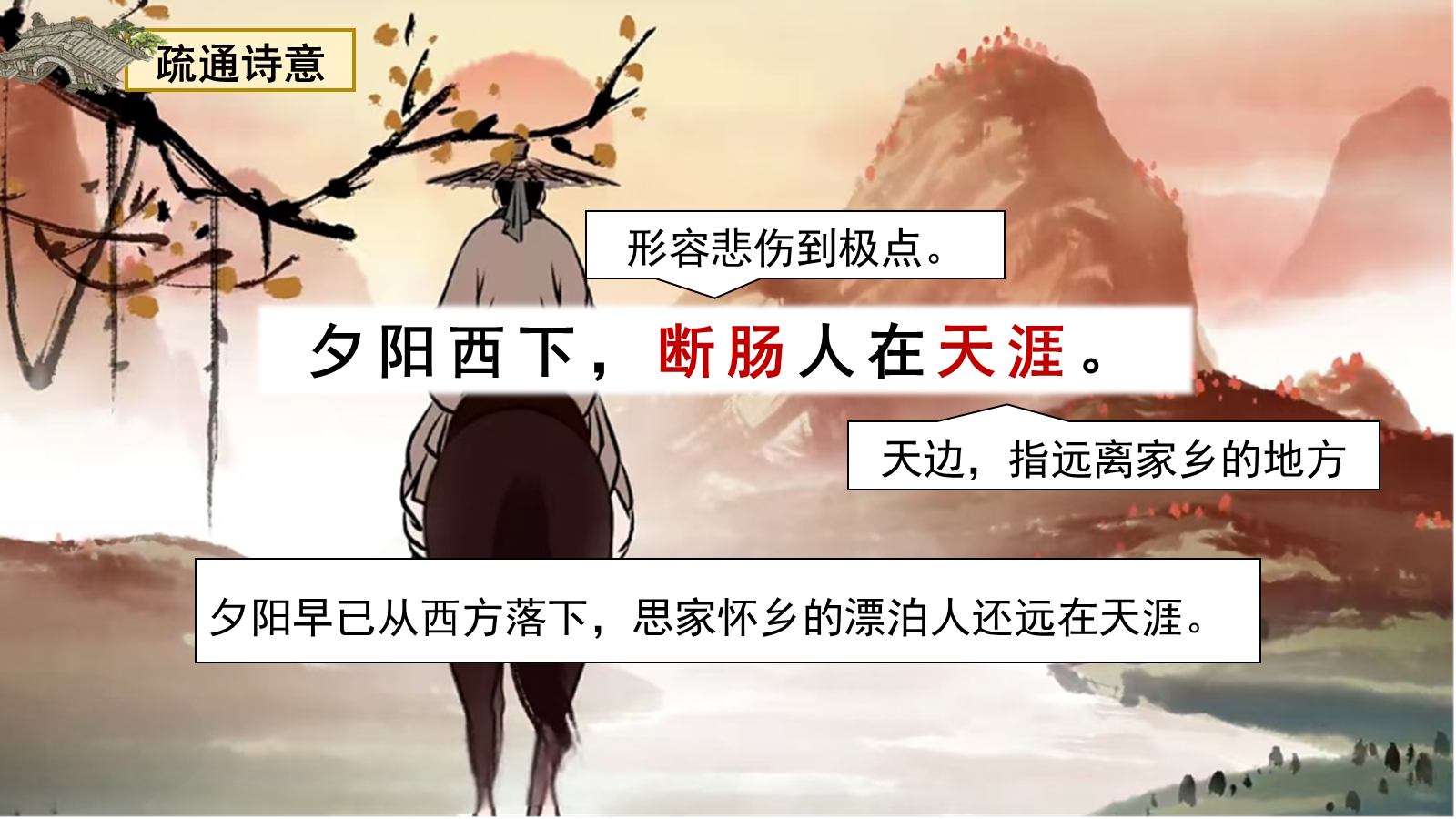 【0328】年级课件-七上语文古代诗歌四首-天净沙秋思 预览