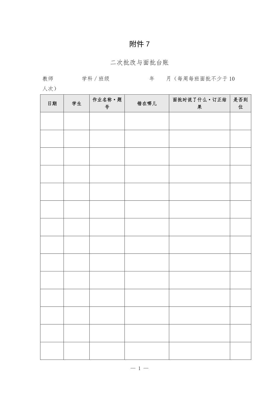 附件：二次批改与面批台账 预览