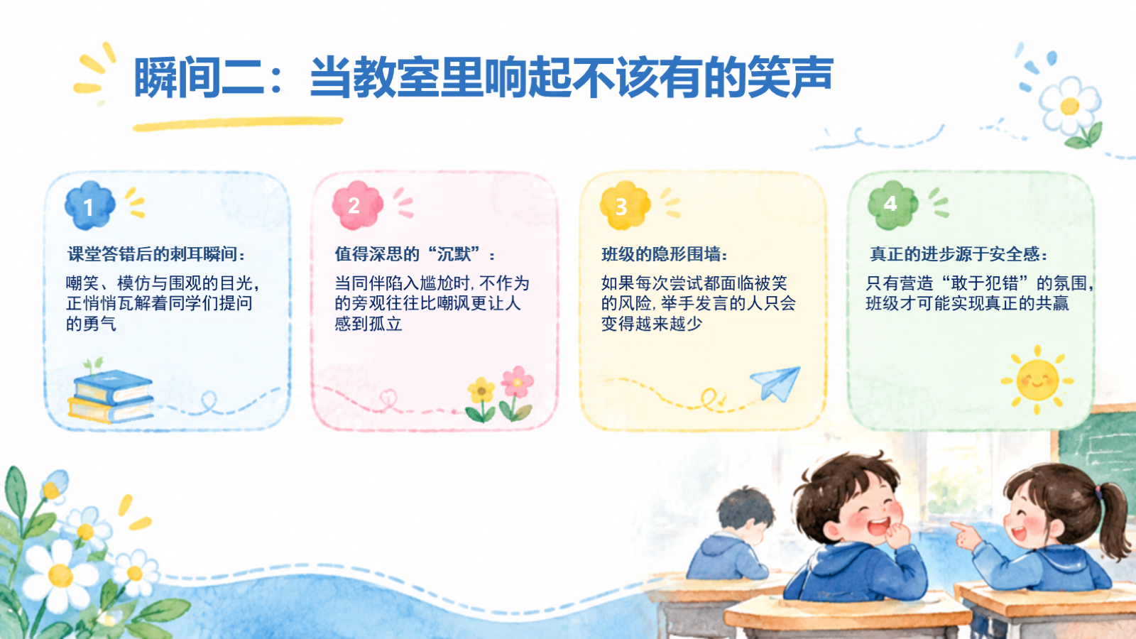 【0332】主题班会--班级凝聚力：我们，不只是同班同学 预览