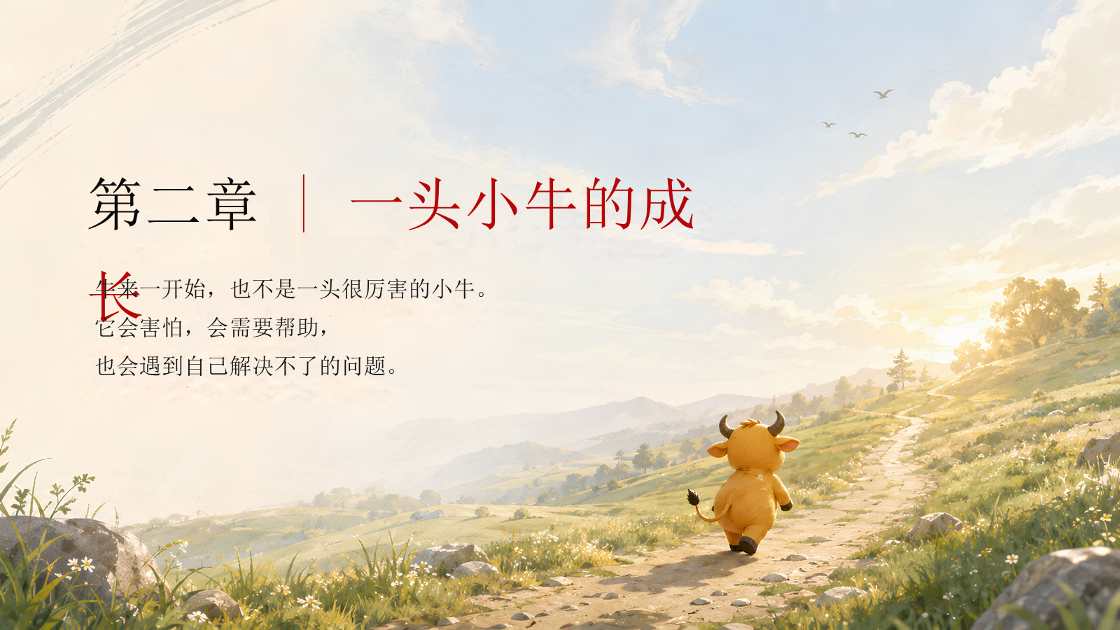 【0224】主题班会--牛来 《新学期，不必一开始就很厉害》-从《牛来》出发，聊聊好奇、成长、勇气与自己的节奏 预览