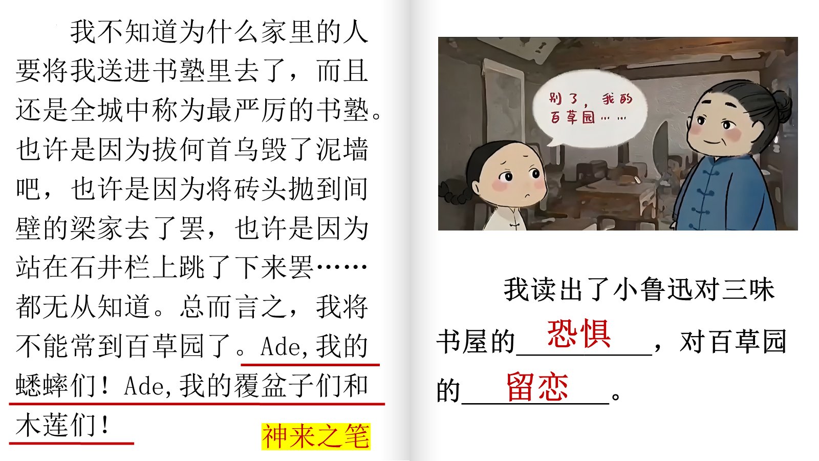 【0337】年级课件-七上语文-《从百草园到三味书屋》公开课 预览