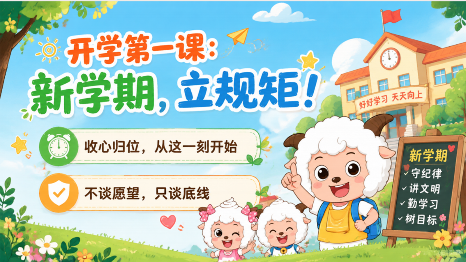 【0200】【第一课】【通用】《新学期，立规矩！》 预览