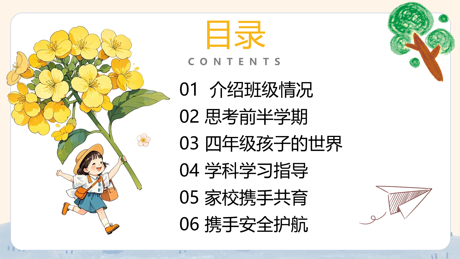 【0321】家长会通用-四年级-志在&ldquo;四&rdquo;方，并肩筑梦 预览