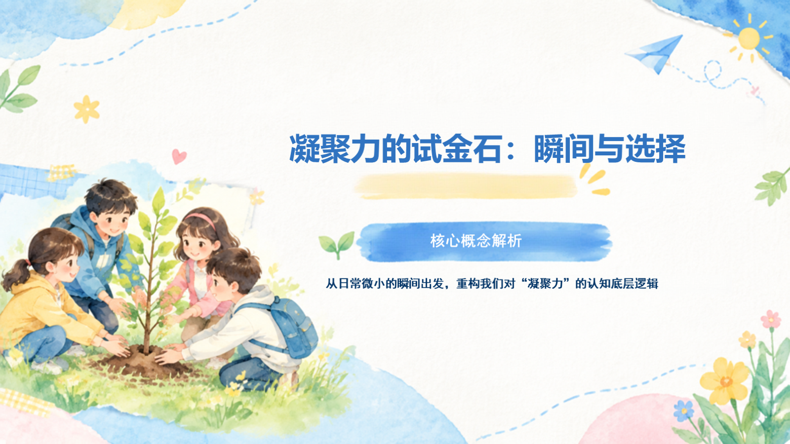 【0332】主题班会--班级凝聚力：我们，不只是同班同学 预览