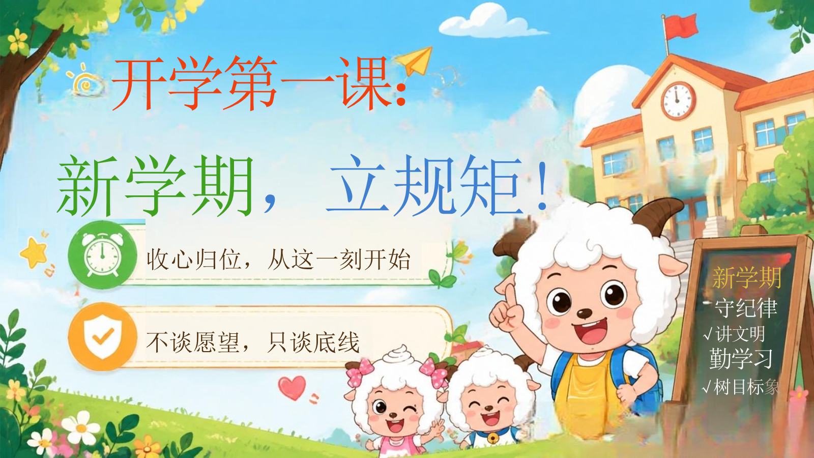 【0200】【第一课】【通用】《新学期，立规矩！》 预览