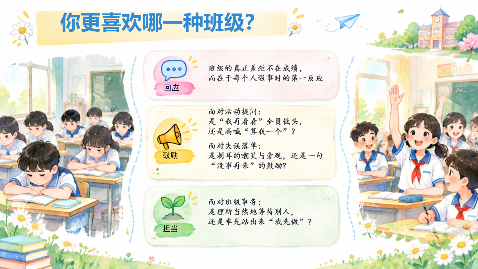 【0332】主题班会--班级凝聚力：我们，不只是同班同学 预览