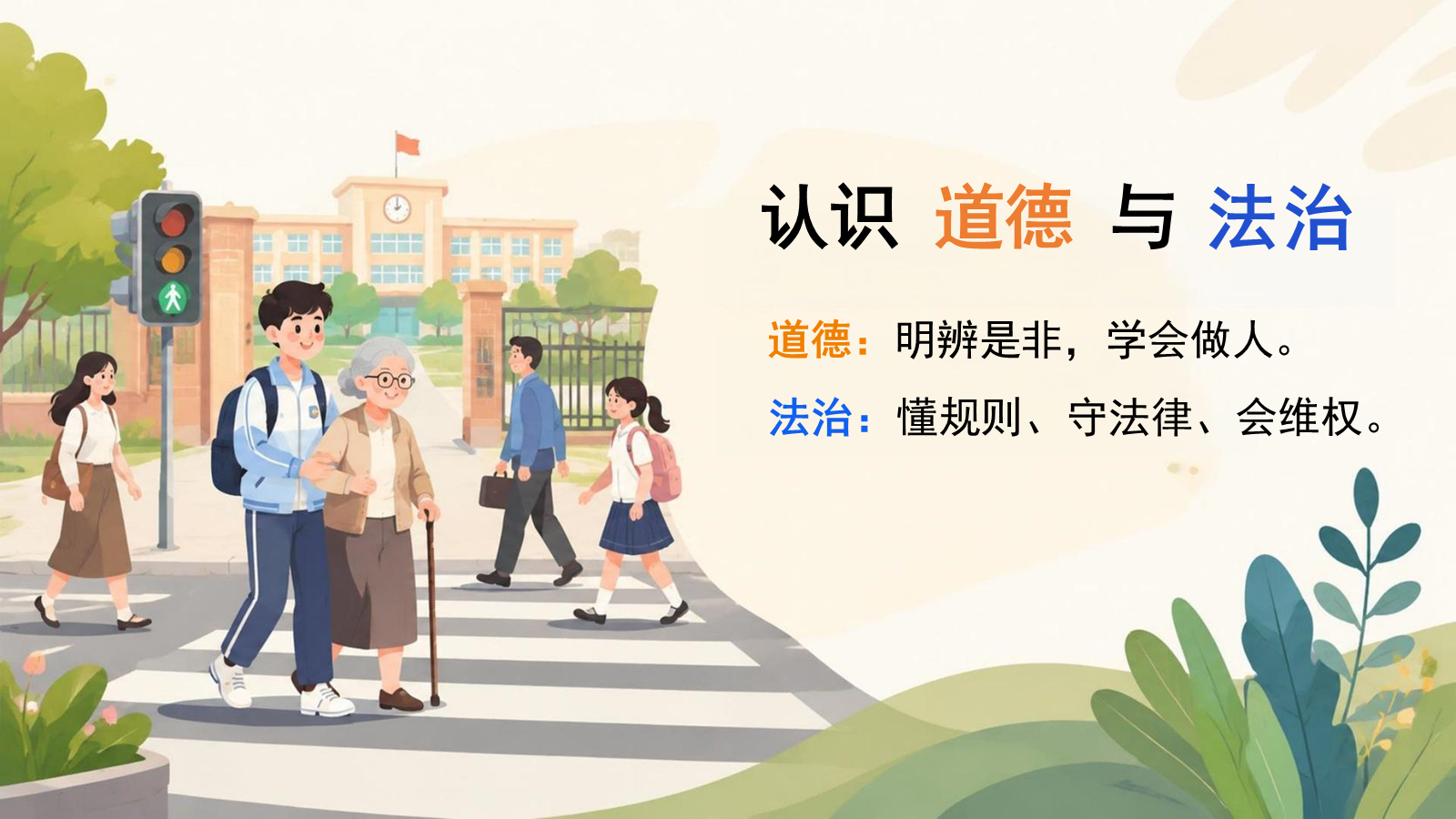 【0210】七上道法开学第一课-原来道法离我们这么近 预览