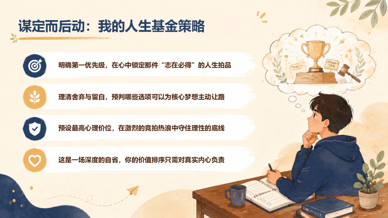 【0373】主题班会：人生拍卖会，竞拍人生想要的东西 预览