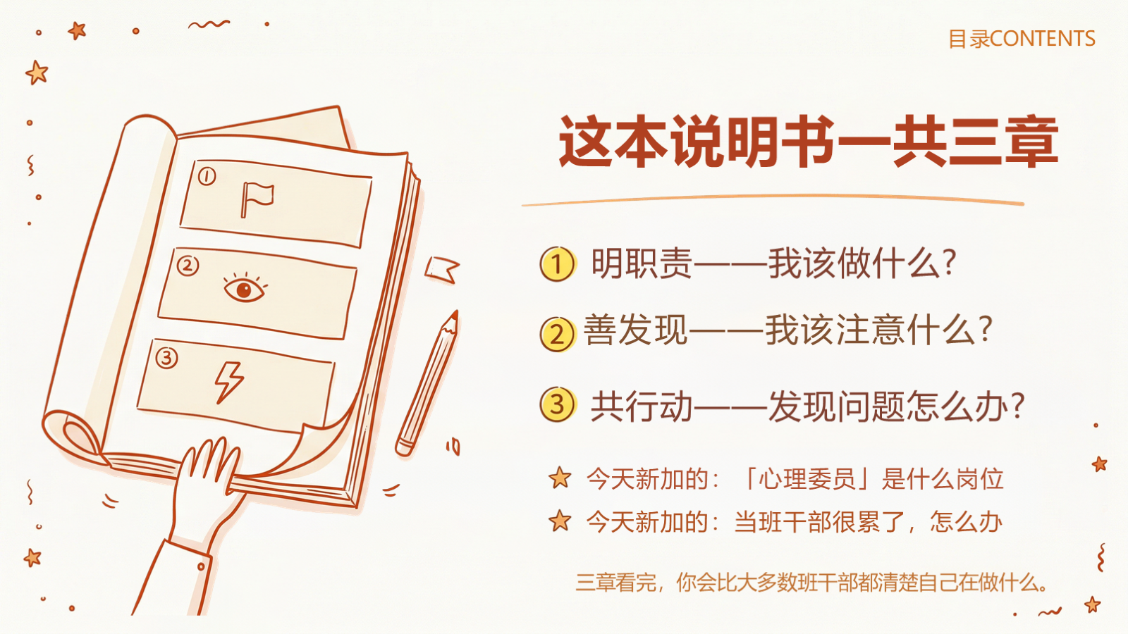 【0398】主题班会班干部说明书 预览