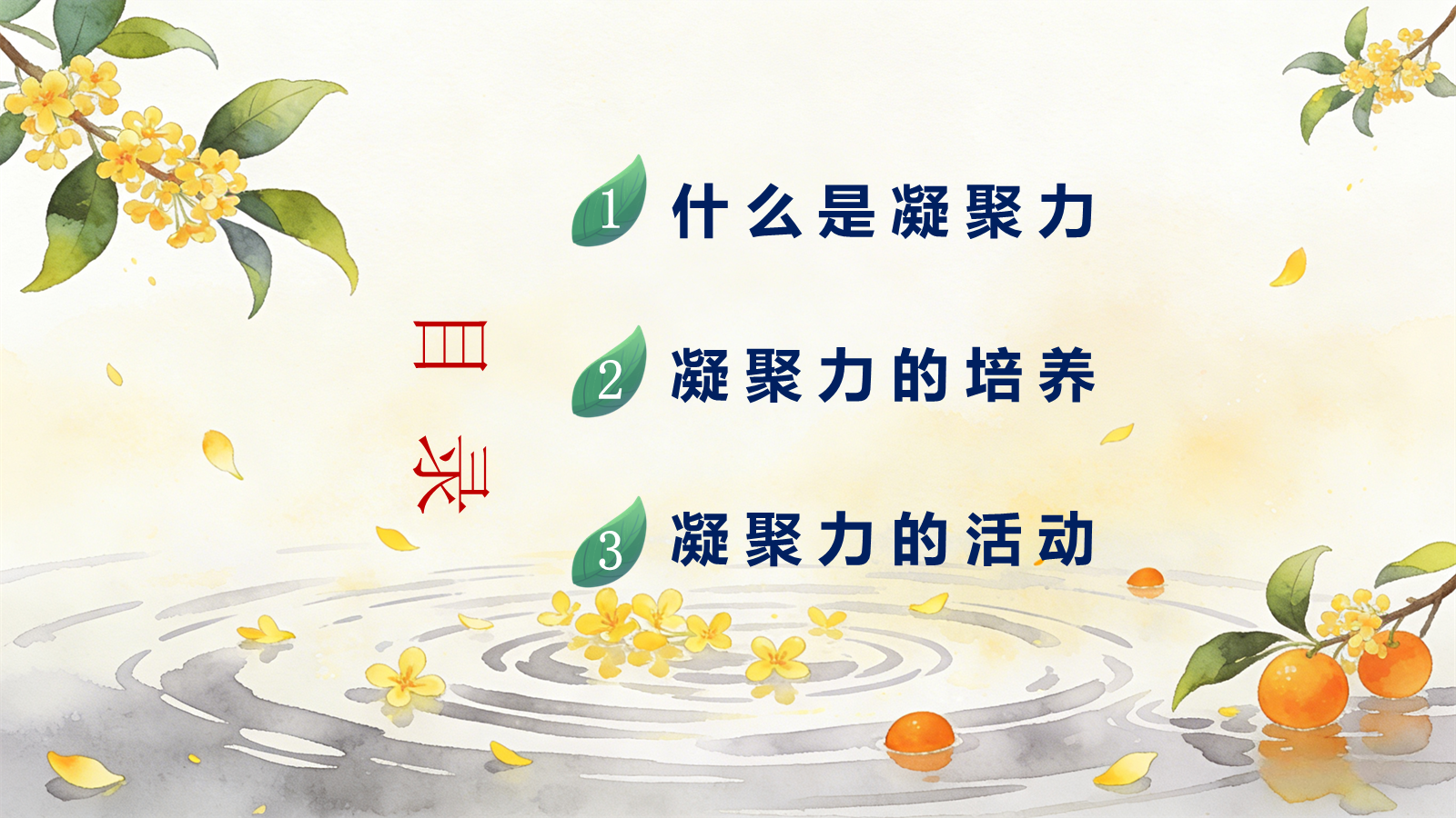 【0396】主题班会：《独木难成林，硕果靠同心》凝聚力主题班会 预览