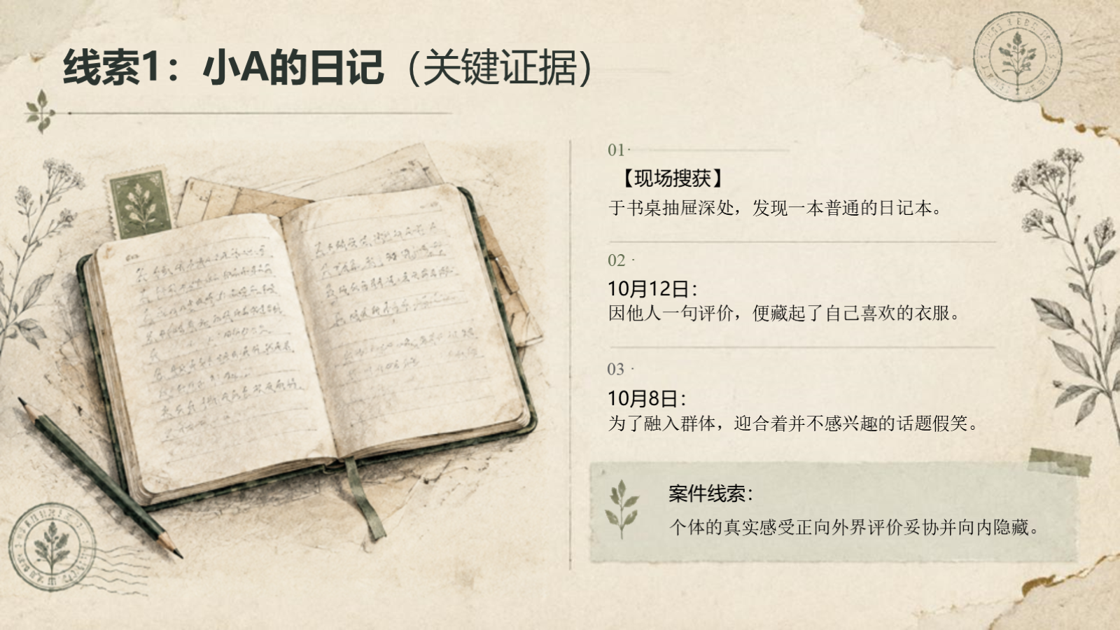 【0407】自我认知的心理侦探：消失的&ldquo;我&rdquo; 预览