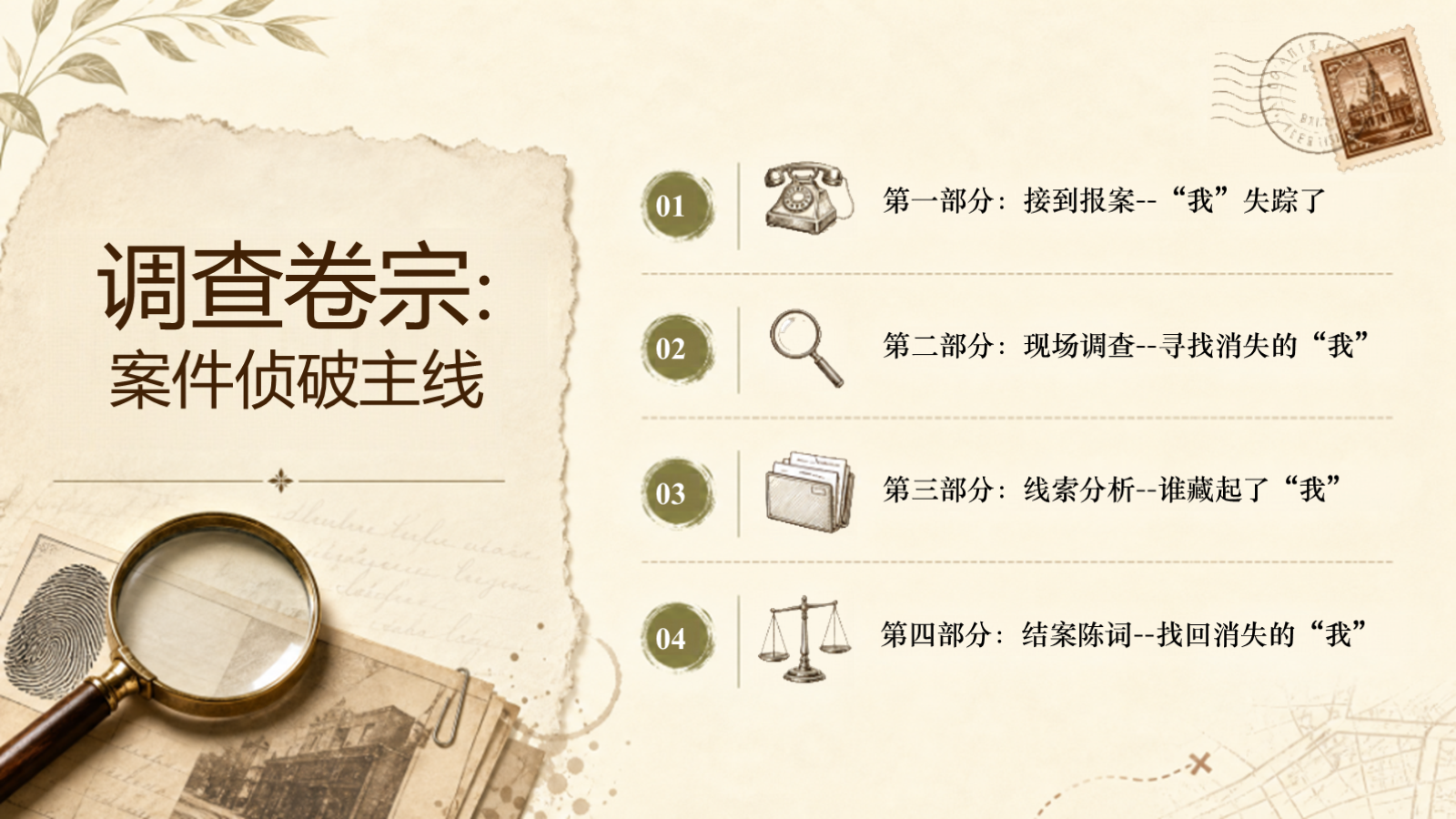 【0407】自我认知的心理侦探：消失的&ldquo;我&rdquo; 预览