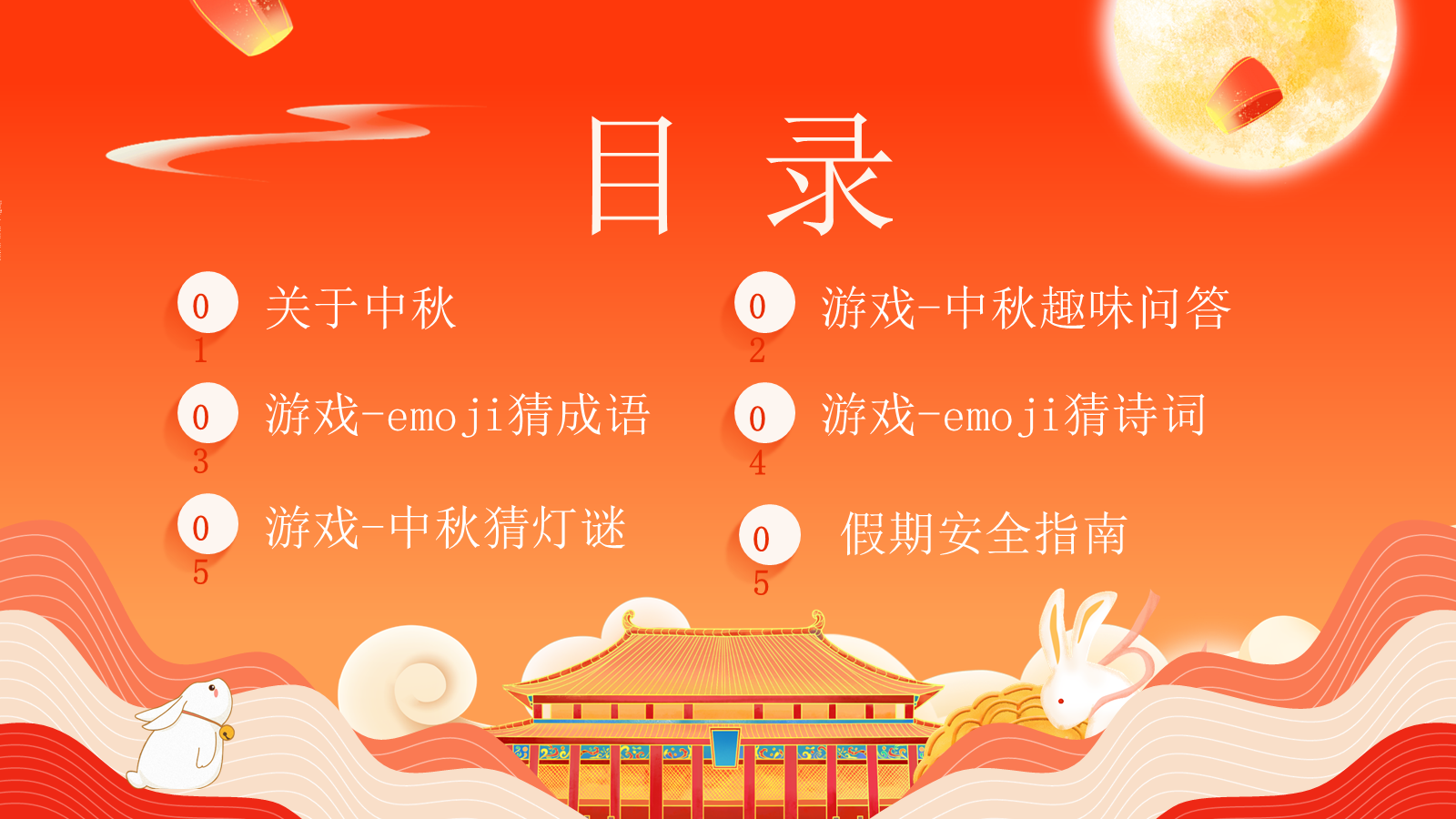 【0401】主题班会：【传统节日】中秋节主题班会：中秋欢乐总动员-快闪 预览