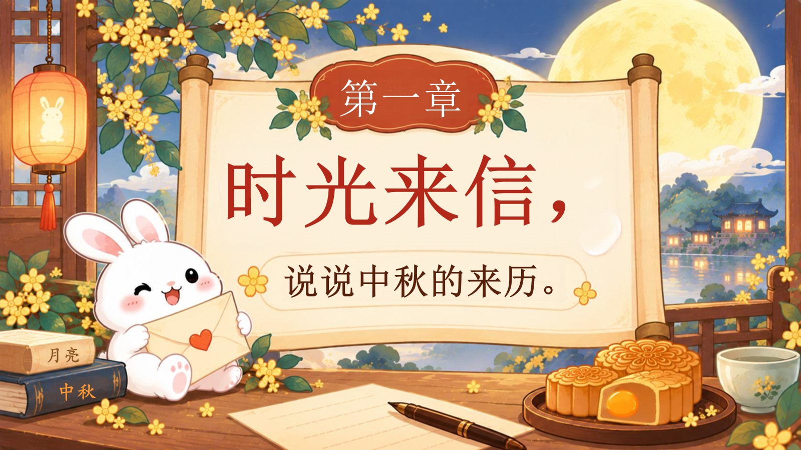 【0423】主题班会：中秋节《月亮收到的中秋来信》 预览