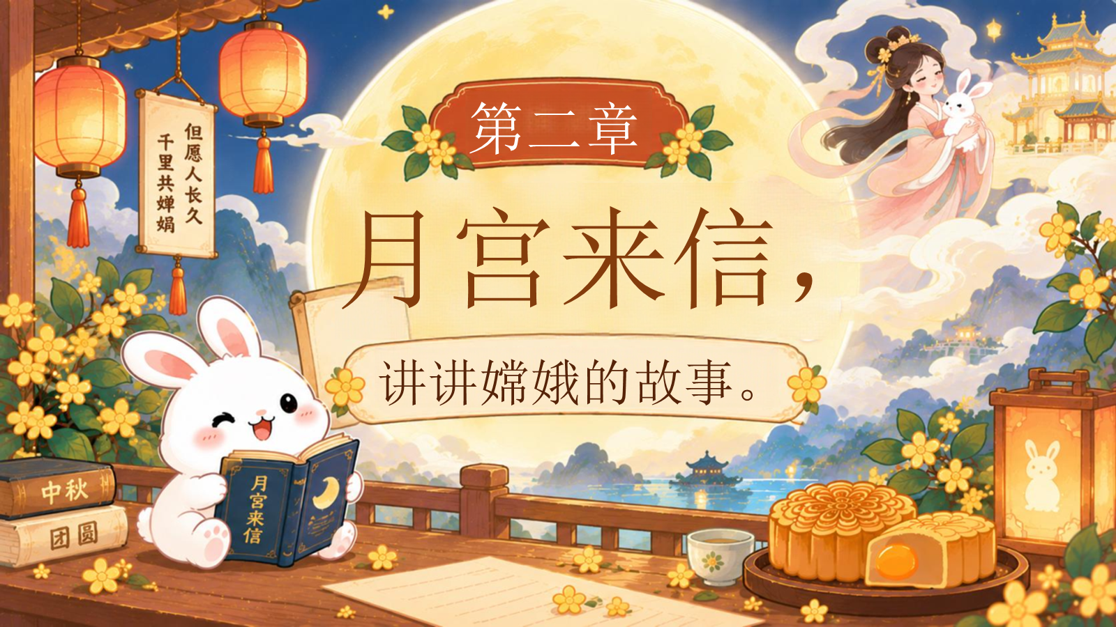 【0423】主题班会：中秋节《月亮收到的中秋来信》 预览